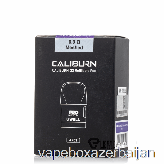 E-Juice Vape Uwell Caliburn G3 Replacement Pods 0.9ohm Caliburn G3 Pods